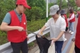 争创全国文明城区 党员志愿者在行动