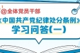 《中国共产党纪律处分条例》学习问答（一）