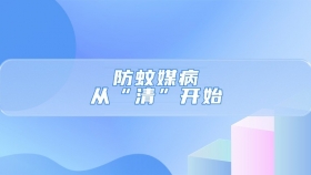 防蚊媒病，从“清”开始