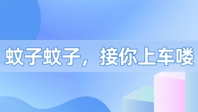 蚊子蚊子，接你上车喽