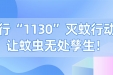 践行“1130”灭蚊行动，让蚊虫无处孳生！